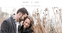 Desktop Screenshot of hilaryandjohn.com